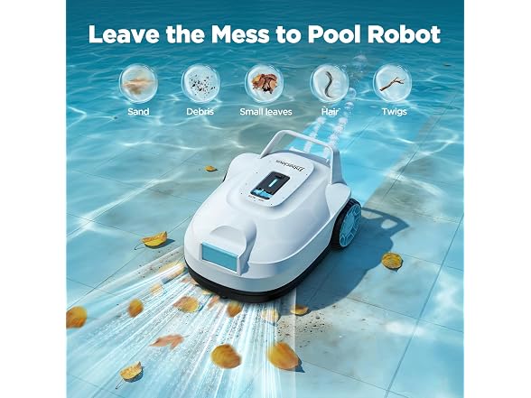 Tnbacious Cordless Robotic Pool Vacuum