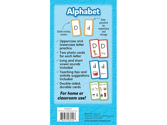 Teacher Created Resources Alphabet Flash Cards