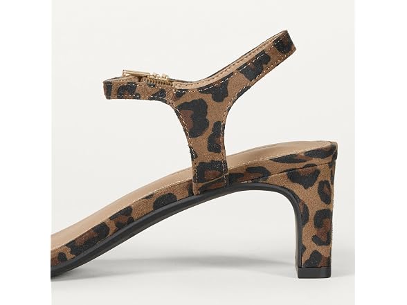 Amazon Essentials Women Sandals Leopard Faux Suede