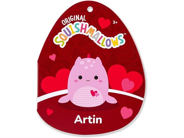 Squishmallows Original 12" Artin The Pink Loch Ness Monster