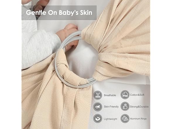 MISSWISDOM Baby Wrap Ring Sling