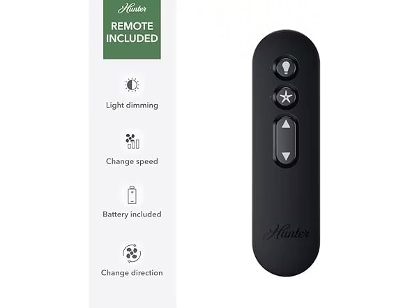 Hunter Fan 60 inch Matte Black Indoor Ceiling Fan