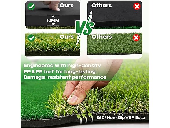 RIKADE Golf Hitting Mat for Backyard