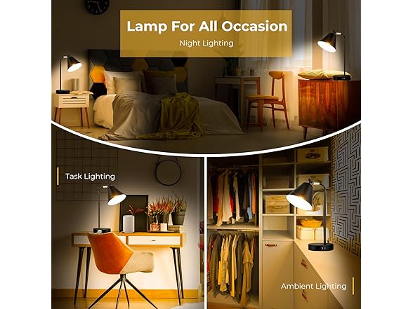 Brightever Industrial Dimmable Desk Lamp