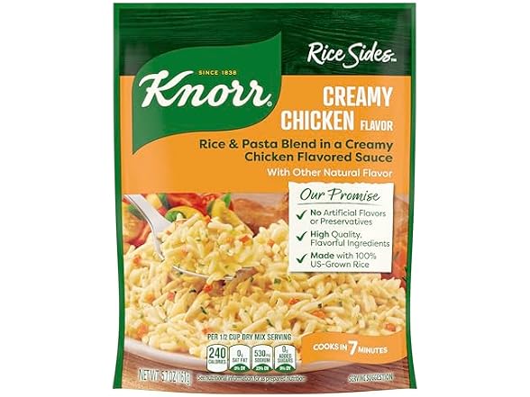 Knorr Rice Sides Creamy Chicken Long
