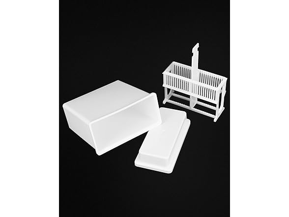 QWORK Microscope Slides Staining Jar