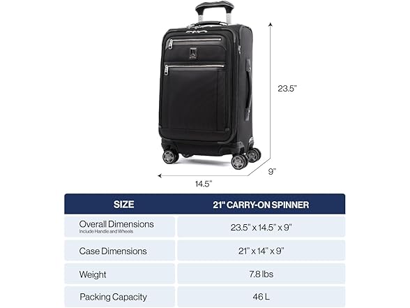Travelpro Platinum Elite Softside Expandable Carry on