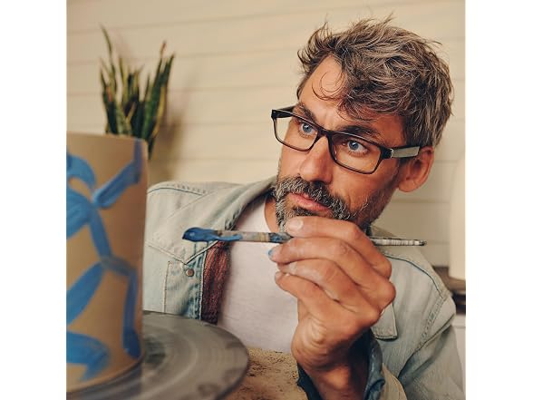 (NEW) Amazon Echo Frames Smart glasses, Designed for Alexa+, Modern Rectangle frames in Charcoal Gray