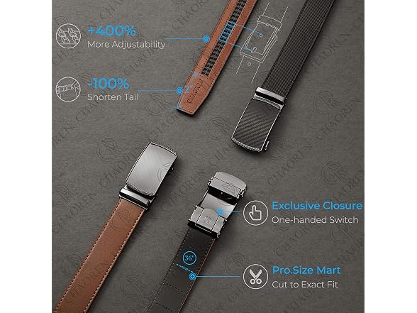 Chaoren Men (38"-40"Waist Adjustable) Belts