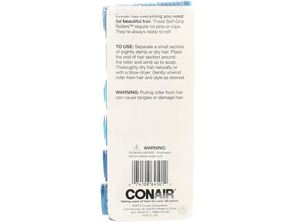 Conair 6 Pack Small Self Grip Rollers