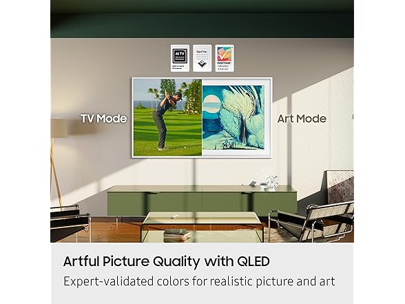 Samsung 43-Inch Class The Frame LS03F 4K QLED Smart TV (2025 (Open Box)