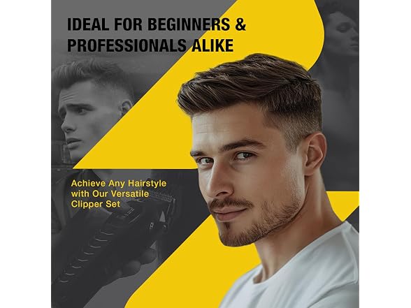 Men's Cordless Hair Clipper LED Display