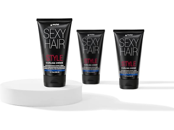 (2 Pack) Sexy Hair Curling Creme Curl Moisturizing Control Creme, 5.1 oz