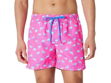 $12.99, Was $15.90, 18% Off! Amazon Essentials Mens 5in QuickDry Swim Trunk dealfomo
