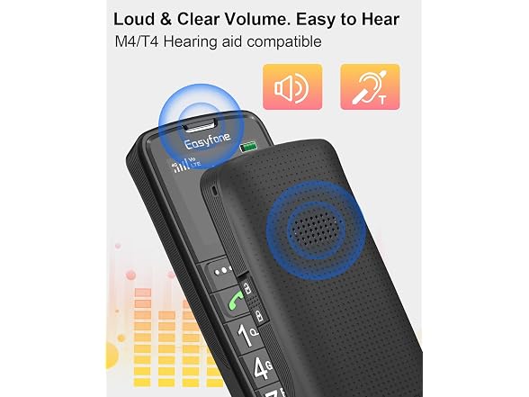 Easyfone Prime-A6 Unlocked 4G Feature