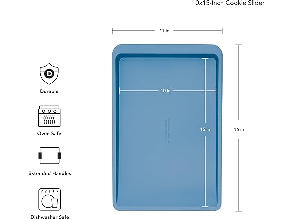 KitchenAid 10x15in Nonstick Aluminized Steel Cookie Slider