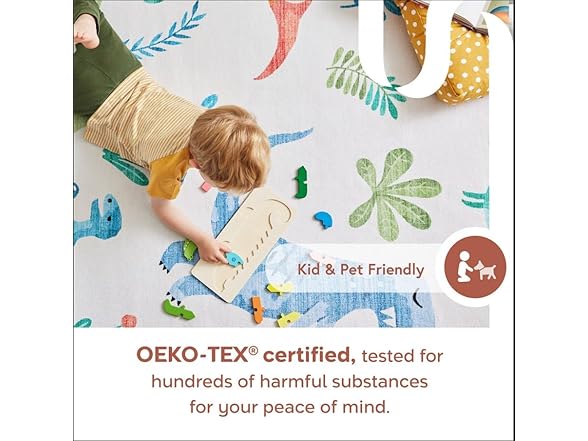 nuLOOM 5' x 8' Machine Washable Rug