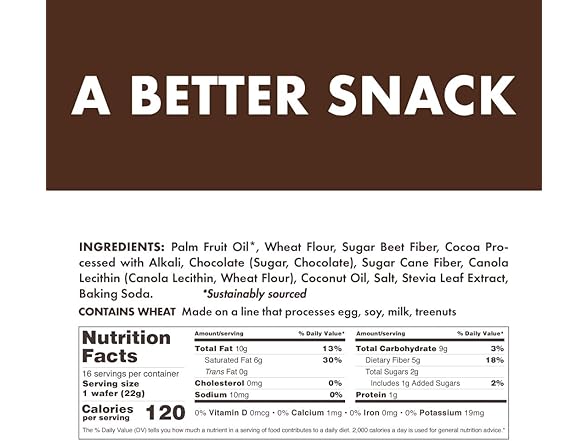 16CT Rip Rip Van Dark Chocolate Wafer Cookies