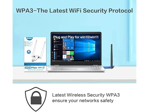 Nineplus Wi-Fi 6 USB 3.0 Wireless Adapter