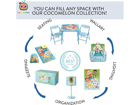 Idea Nuova Cocomelon Saucer Chair