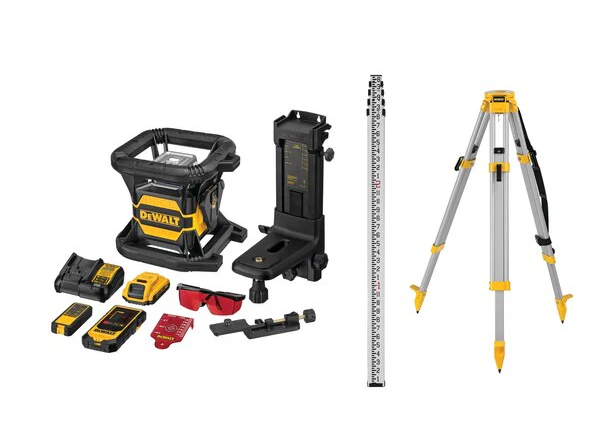 DEWALT DW080LRSK 20V MAX Tool Connect Red Rotary Laser Kit - Gallery 2