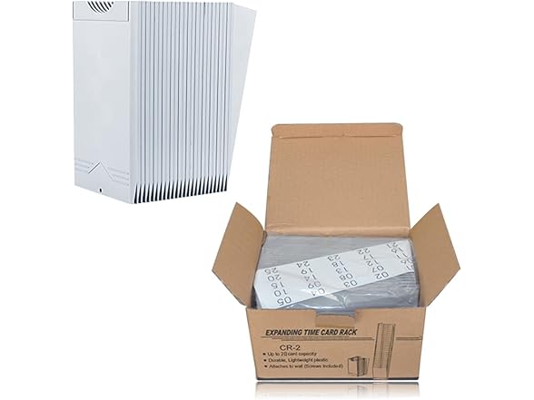 JMIUHACOU Expanding Time Card Rack