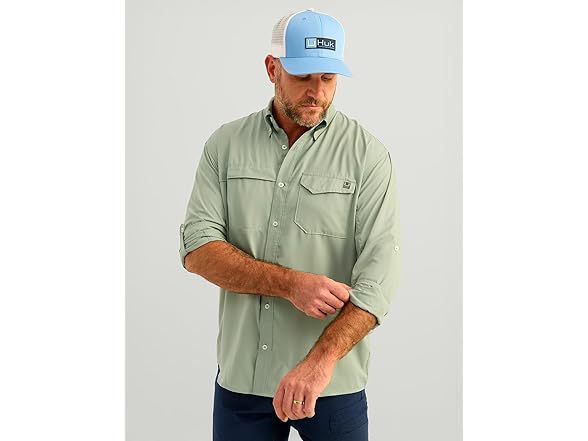 HUK Mens Tide Point Long Sleeve