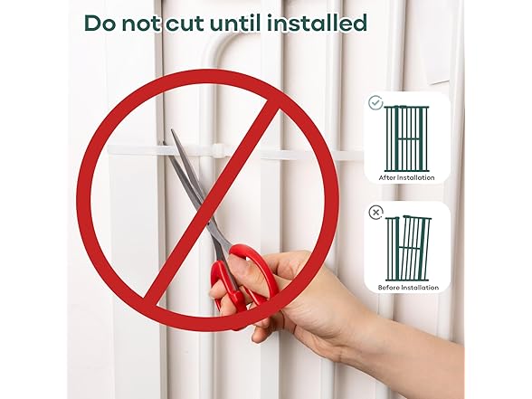 Ostutry 53in Tall Pet Gate for Doorway