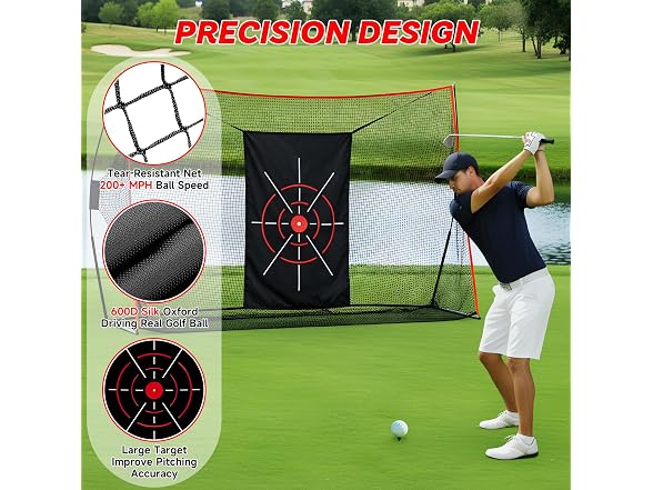 Aohanoi Golf Hitting Net 10'x7'