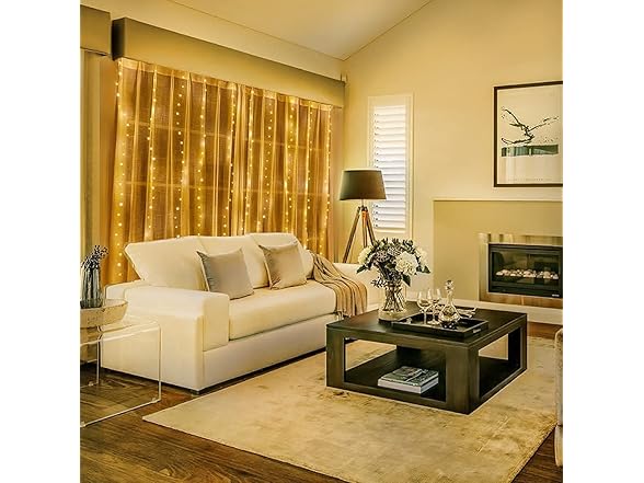 Generic Christmas-47 9.8ft x 9.8ft Curtain Lights