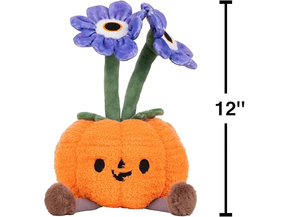 Russ Greenhouse 12-Inch Pumpkin Flower Plush