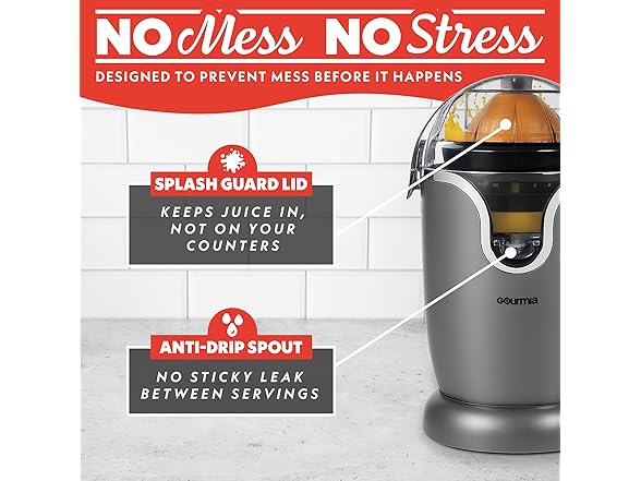 Gourmia Automatic Citrus Juicer - 17 oz