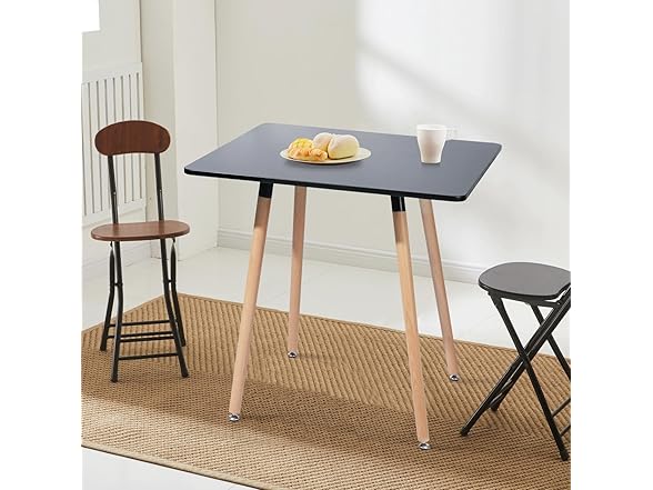FurnitureR 31.5 Inch Square Dining Table