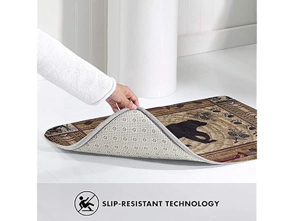 Deer Bear Moose Bath Rugs Soft Non Slip