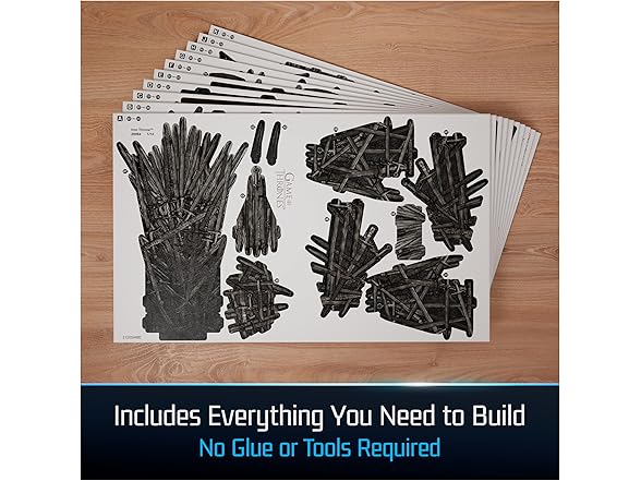 4D Build, Game of Thrones Iron Throne