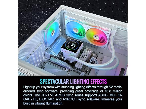 Thermaltake TH240-S V3 ARGB CPU Liquid Cooler