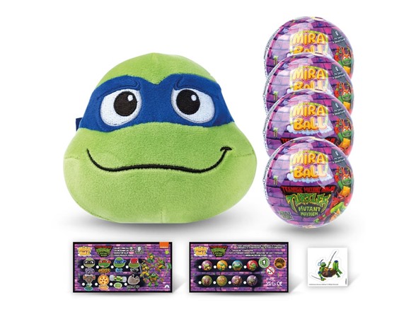 Miraball Surprise Plush - Ninja Turtles 4PK