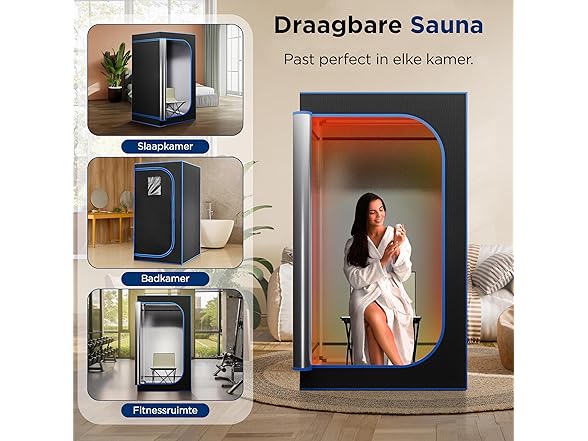 SereneLife Portable Sauna Box for Home