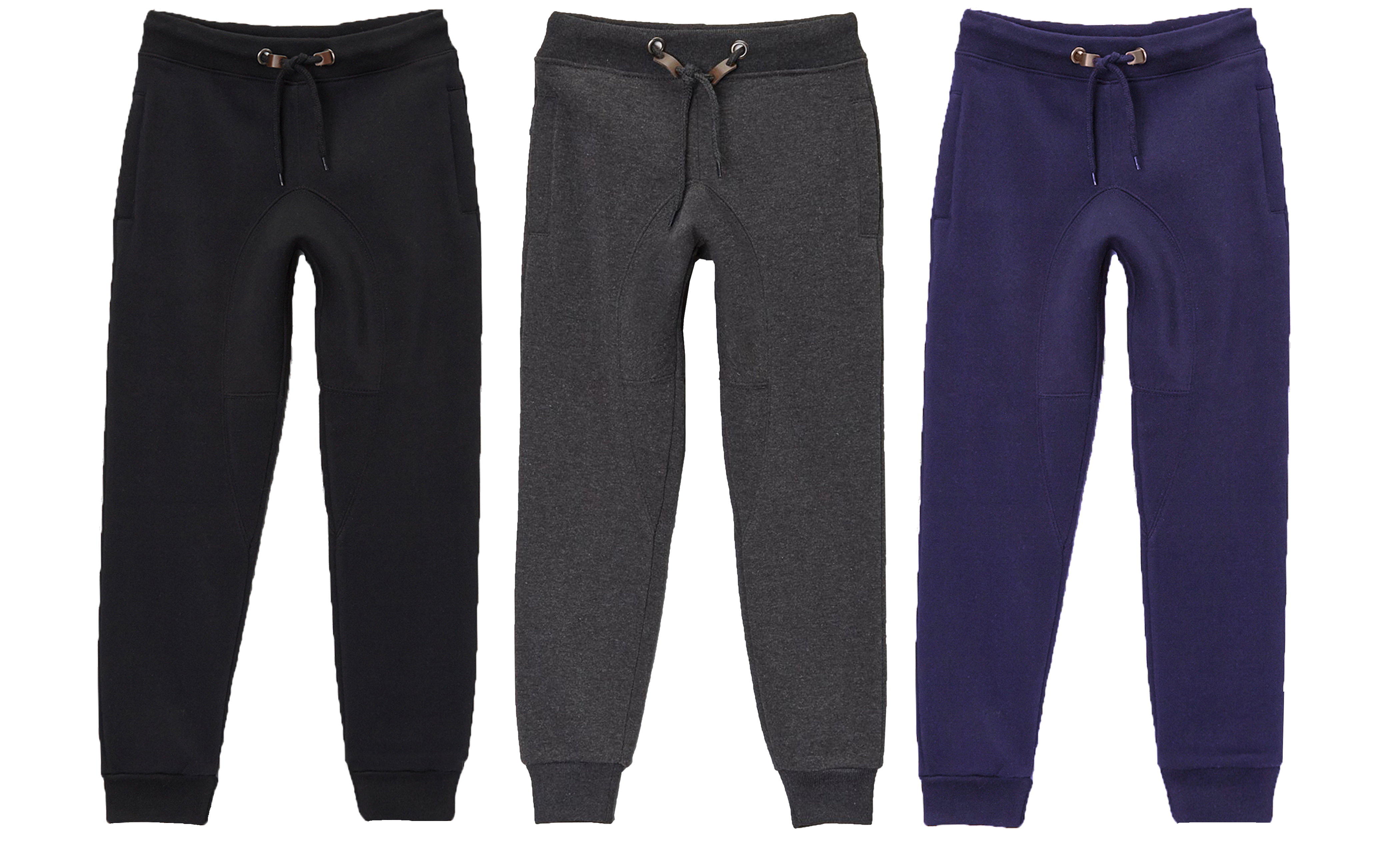 Boys 3PK Fleece Jogger Sweatpants - Gallery 9