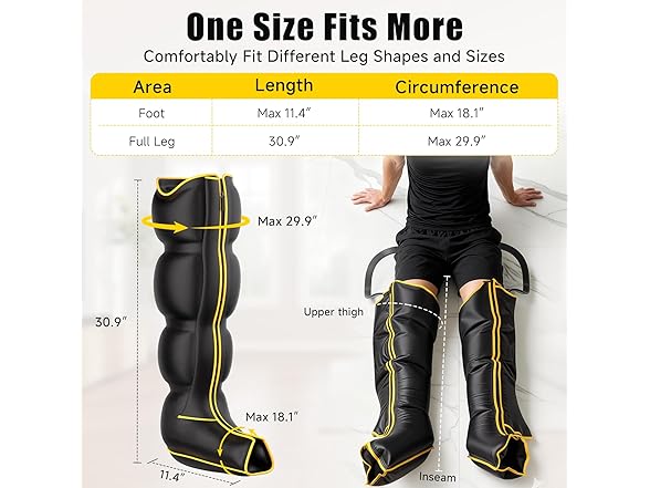 Yopast Air Compression Leg Massager