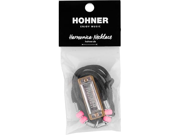 Hohner HOHNER Mini Harmonica Necklace Pink