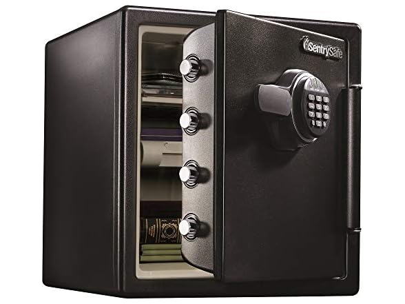 SentrySafe Black Steel Home Safe with Digital Keypad Lock