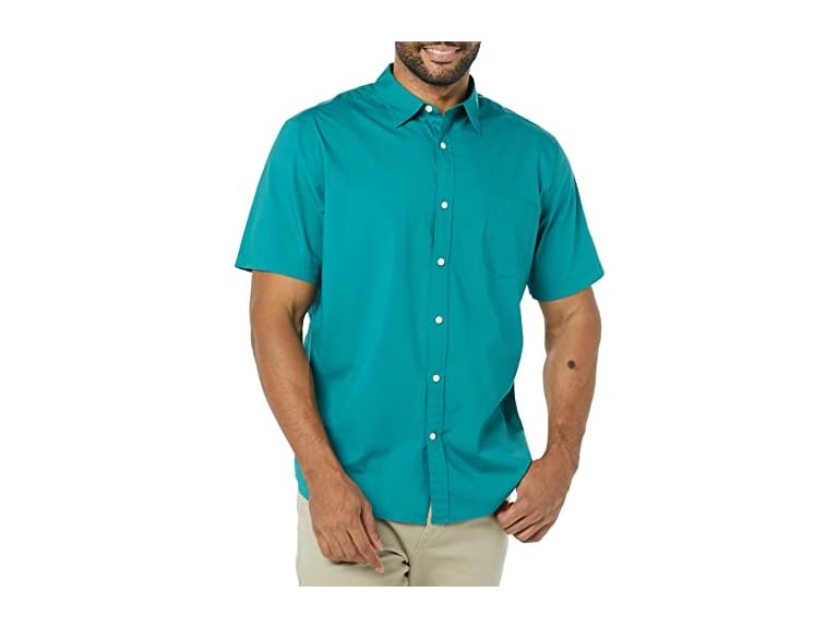 AE Men SS Dress Shirt Stripe - Gallery 32