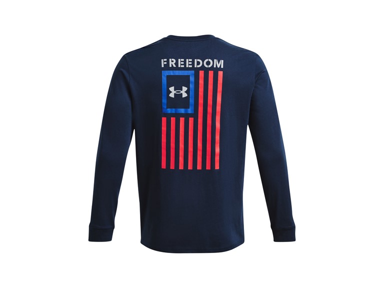 UA Men's New Freedom Flag Long Sleeve T-Shirt
