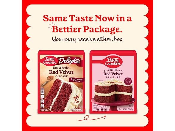 Betty Crocker Delights Super Moist Red