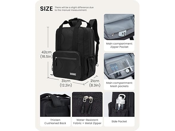 OutSpry Large Travel Backpack Women, 40L