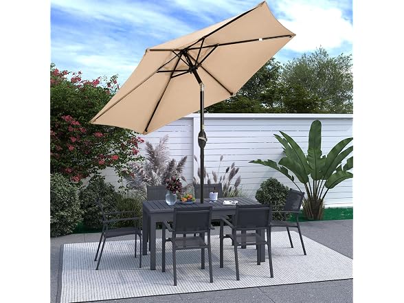 Wisteria Lane Outdoor Patio Umbrella - Gallery 8