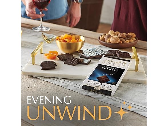 Lindt EXCELLENCE Sea Salt Dark Choc 12pk