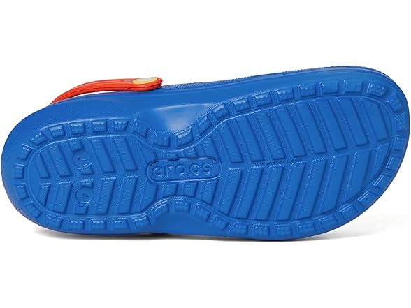 Crocs Classic Lined Kids Clog Blue Bolt/Multi