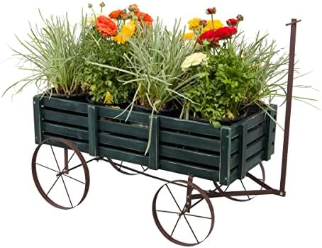 Shine Company 4944GR Decorative Buckboard Wagon Gar